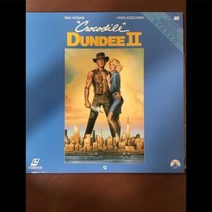 Laser Disc Crocodile Dundee II Movie, good condition